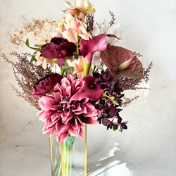 Wedding Bouquet ー Red Dahliaー　【レンタルブーケ　3泊4日】 5枚目の画像