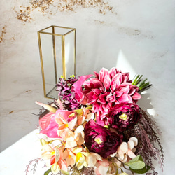 Wedding Bouquet ー Red Dahliaー　【レンタルブーケ　3泊4日】 4枚目の画像