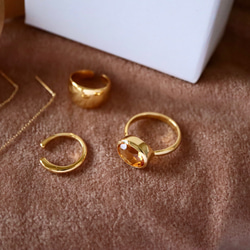 銷售價格！限量1套！ 11 號戒指 ♪ 我喜歡黃水晶和黃金 ♡ 華麗的珠寶盒 第6張的照片