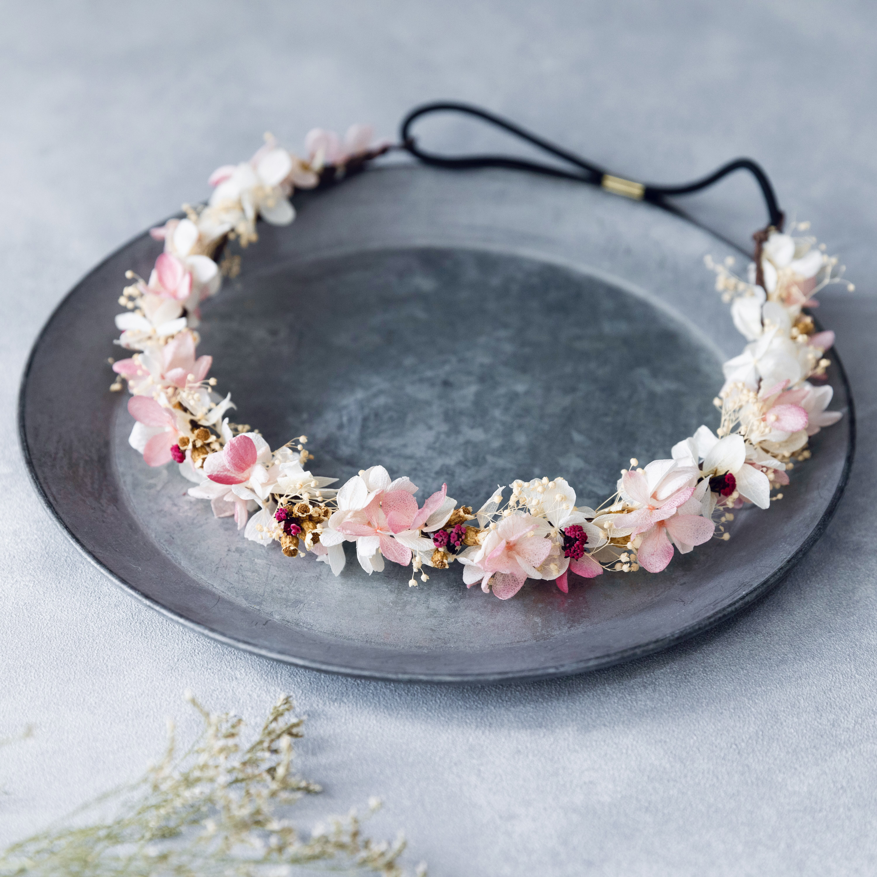 joli 優しいピンクと小花のナチュラルカチューム