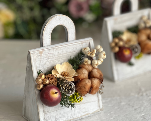 ウッドショッパーズホワイト プリザーブドフラワー 花結 通販 16758501