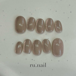 クリアブラウン×ダークグリーン ネイルチップ ネイルチップ 現品 3334 サイズ変更不可 ダークグリーン ブラウン 緑