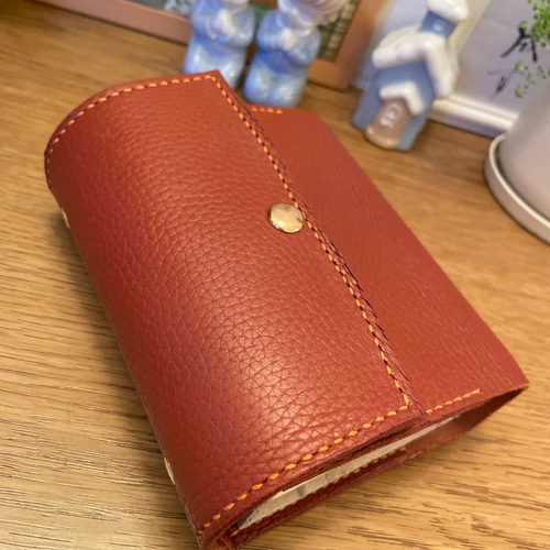 受注見本　【手縫】ハンドメイド本革キリスト新改訳小型ミニ版聖書カバー 受注見本ハンドメイド手縫い本革キリスト聖書カバー/ブック