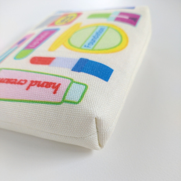 メイクホリックな コスメポーチ ミニ マルチカラー　お気に入りコスメの収納に！ 10枚目の画像