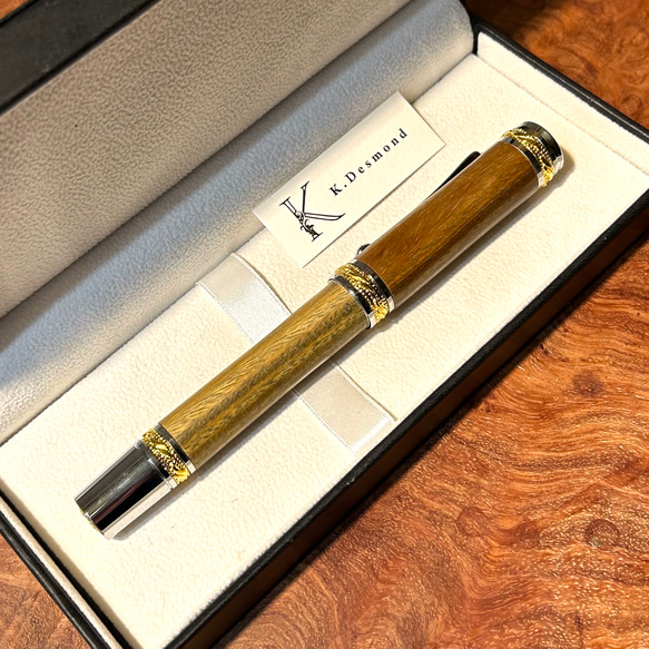 【世界一重い木】24KGPリグナムバイタのボールペンCN1168 #昇進