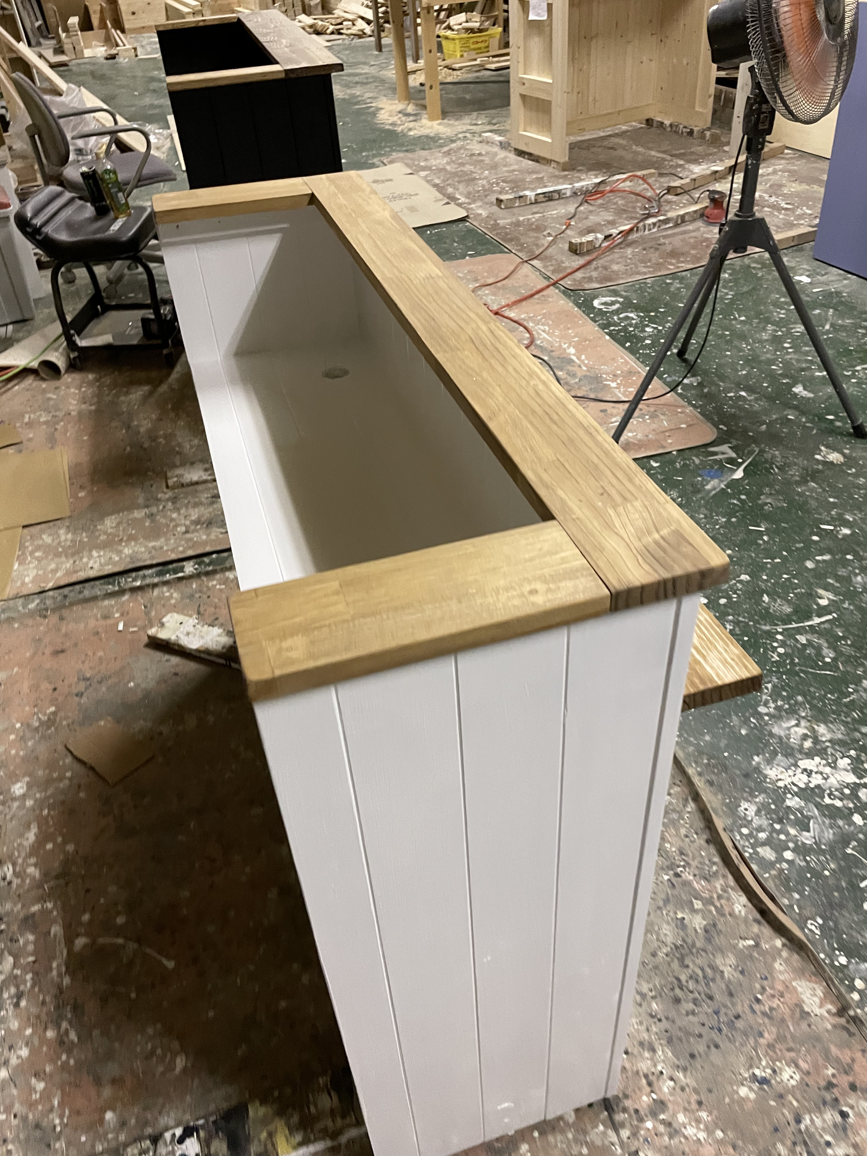 幅130✖︎高さ105✖︎奥行き50 レジカウンター　受付カウンター