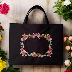 マリンデザイン刺繍/レッスンバッグ|リバティ|名入れ|刺繍 マリンデザイン刺繍/レッスンバッグ|リバティ|名入れ|刺繍