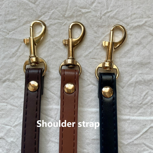 正規品　PRADA  ショルダーストラップ部品レザー ゴールド金具ブラウンバッグ 楽天市場】プラダ ショルダーストラップ ダークブラウン ゴールド金具