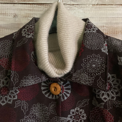 着物リメイク羽織りコート 1枚目の画像