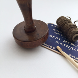 アンティークダーニングマッシュルーム　イギリス製　darning mashroom　裁縫　靴下ほころび　刺繍　手芸 5枚目の画像