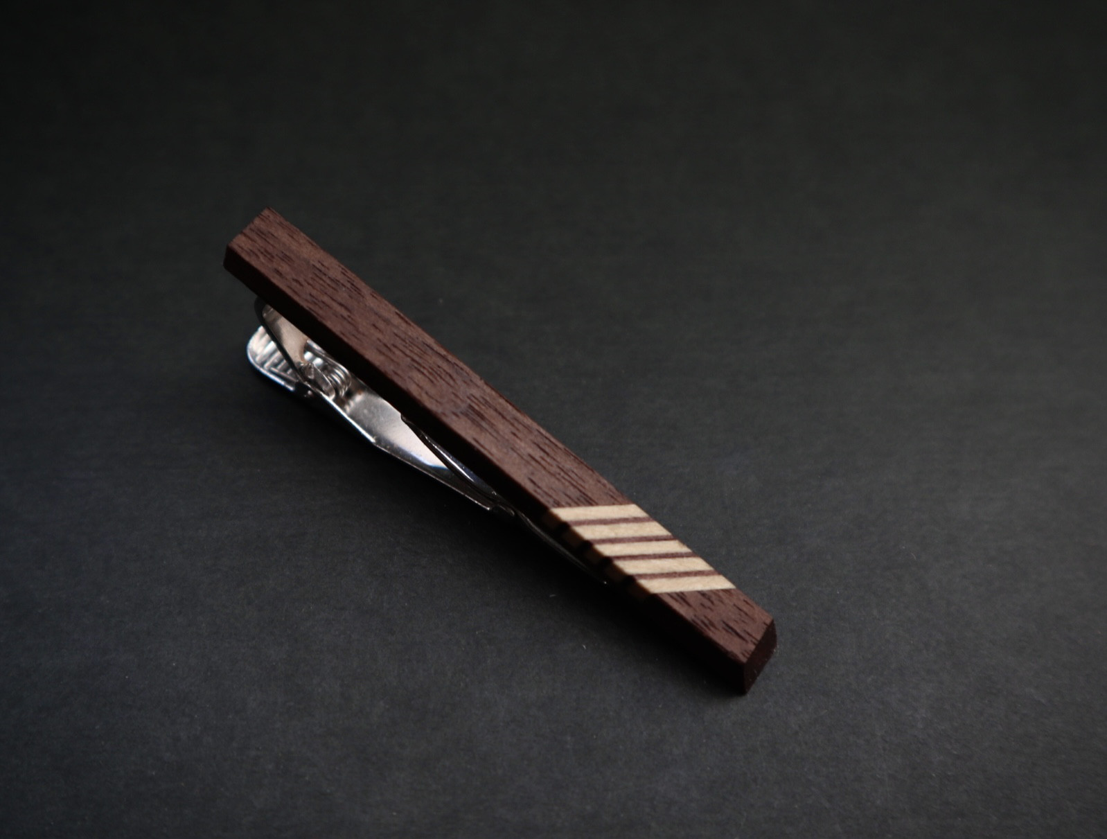 木製ネクタイピン【斜】