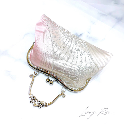 限定1点物♡本真珠加工！格の高い煌めき濃密刺繍のスノーホワイト  