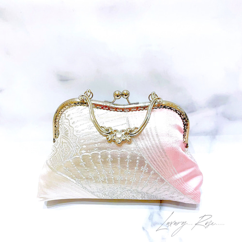 限定1点物♡本真珠加工！格の高い煌めき濃密刺繍のスノーホワイト  