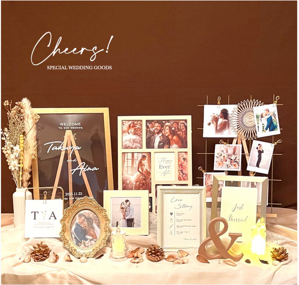 ウェルカムスペース セット おまとめ 7連フレー
付き ウェルカムボード 新作 7連収納フレーム付き ウェルカムスペース セット おまとめ