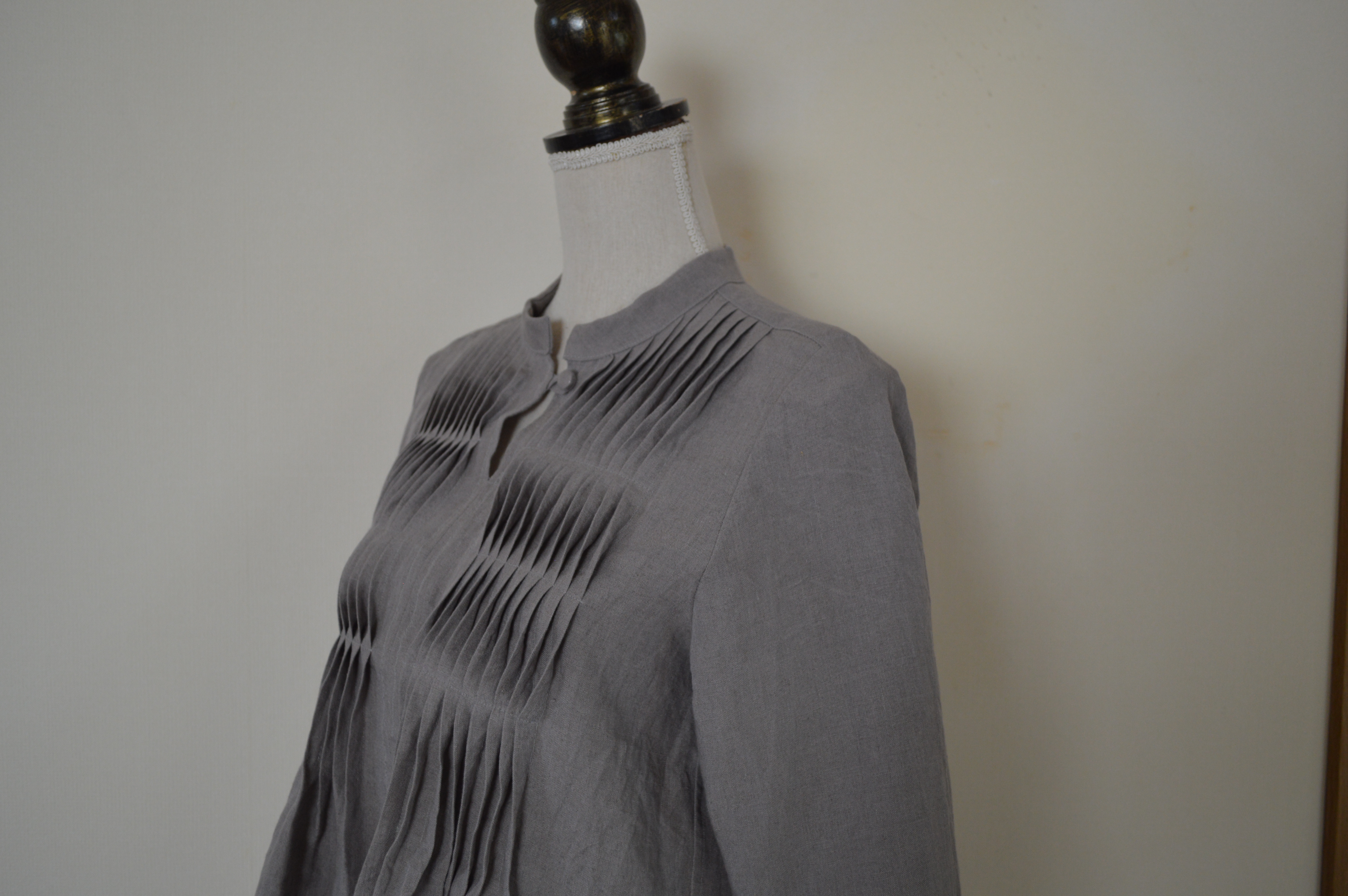 秋冬のオシャレに！「ピンタックたっぷり＊ブラウス」