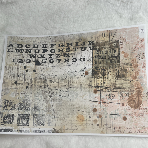 415】rio 様 デザインペーパー おすそ分け デザインペーパーで作る