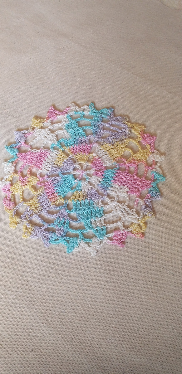 レース編みドイリーS【ミックス】 その他インテリア雑貨 aki 通販