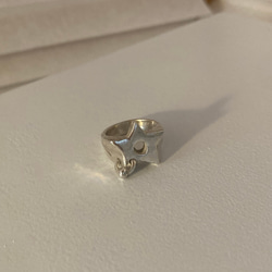 silver cbr star ring 3枚目の画像