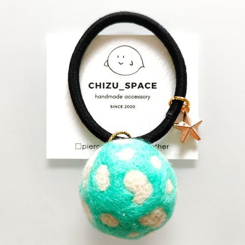 No.47》カラフルな羊毛フェルトのヘアゴム ヘアゴム chizu 通販 