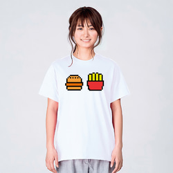 ハンバーガーtシャツ ハンバーガー tシャツ セット グッズ 雑貨 バンズ 柄 食べ物 子供服 食べ物tシャツ 4枚目の画像