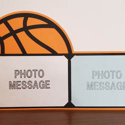 バスケットボール フォトフレーム #2 (L判写真2枚用）×2個 フォト