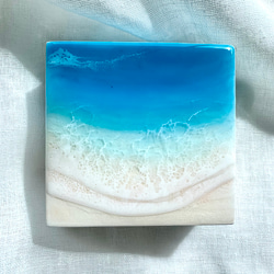 置ける海① レジンアート 海 絵画 fumio 通販｜Creema(クリーマ) 16760647 