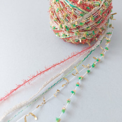 ⑤A1015｢クリスマス2023(6)」引き揃え糸　素材糸　ラッピング 3枚目の画像