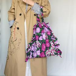 お客様専用カート　floral drawstring bag (Italian vintage) 3枚目の画像