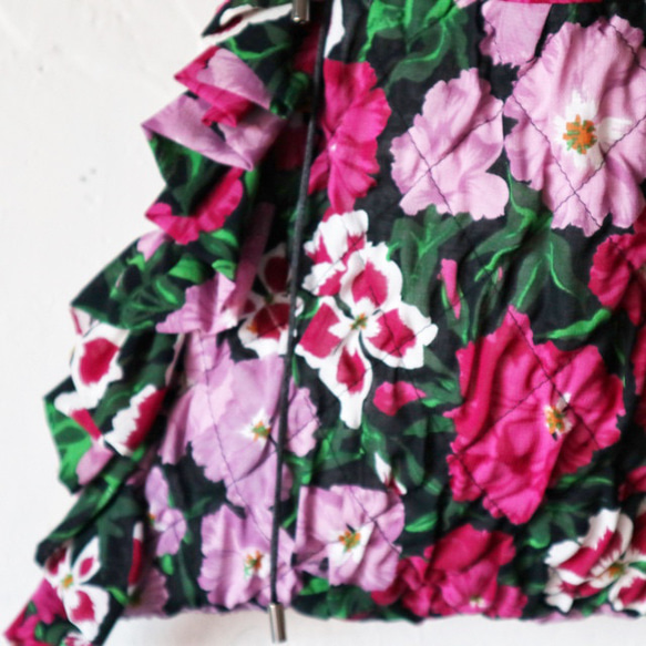 お客様専用カート　floral drawstring bag (Italian vintage) 9枚目の画像
