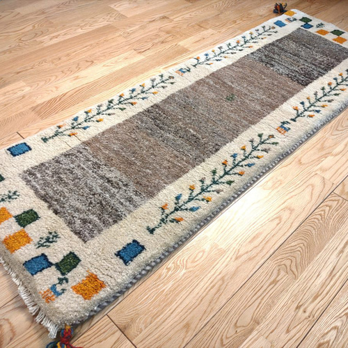 118x47cm ペルシャギャッベ ランナー (ギャベ) ペルシャ絨毯 ギャッベ 118x47cm ペルシャギャッベ ランナー (ギャベ) ペルシャ絨毯 ギャッベ