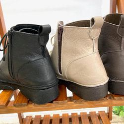 袋縫い13㎝丈のレースアップシューズIC-500 7枚目の画像