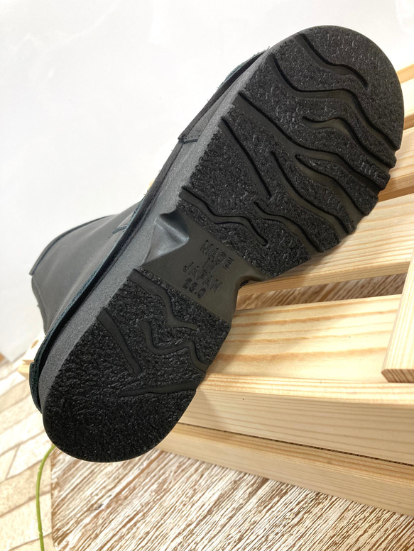 袋縫い13㎝丈のレースアップシューズIC-500 14枚目の画像