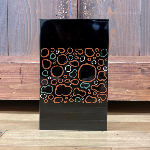 漆塗りアートパネル / Shabon シャボン 小さな作品 23cm✖️14cm