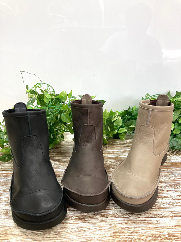 【新年特惠價！ 】包縫13cm無痕平底靴 IC-501 第2張的照片