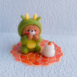 お正月飾り⟡.·*.辰年2024♡門松・鏡餅♡羊毛フェルト お正月飾り⟡.·*.辰年2024♡門松・鏡餅♡羊毛フェルト