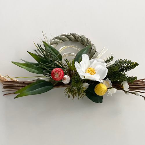 2024 □ 松竹梅☆しめ縄 □ 正月飾り 謹賀新年 玄関飾り お正月 しめ縄