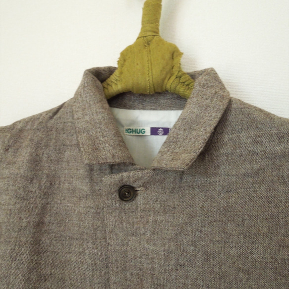 bighug 手織りコットンウールジャケット 6枚目の画像