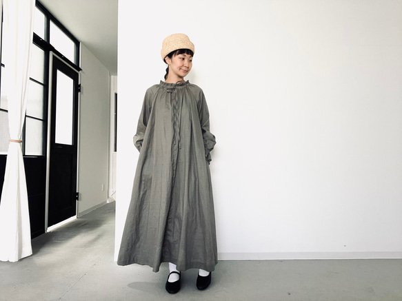 完売品✨ケイミー クレヨンベリー ギャザーラップワンピース ウォッシャブル 現行 ふわりラグランギャザーワンピース⚮̈FREEサイズ⚮̈ギャザー