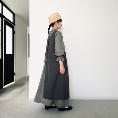 完売品✨ケイミー クレヨンベリー ギャザーラップワンピース ウォッシャブル 現行 ふわりラグランギャザーワンピース⚮̈FREEサイズ⚮̈ギャザー