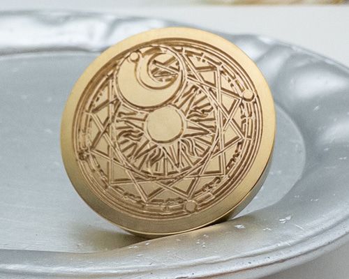 Amazon.co.jp: シーリングスタンプ ヘッド セット 5個入り魔法