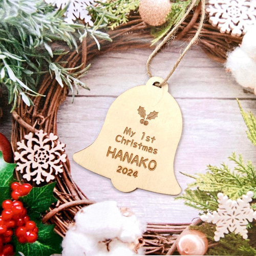 オーダーメイド☆クリスマスナオーナメント＆ウッドタッセルセット