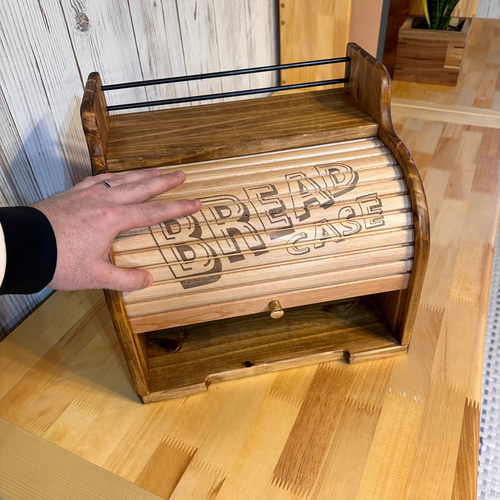 家具職人が作るレトロなブレットケース 3枚扉 ハンドメイド 【先着