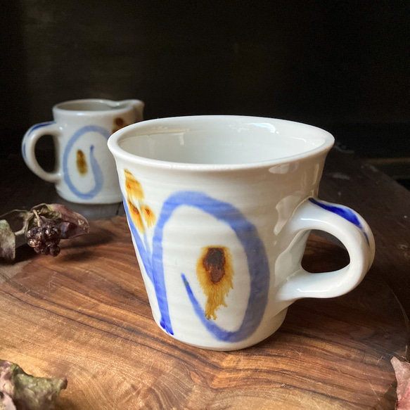 手作り窯焼きマグカップ1 / Handmade Kiln-fired Mug Cup1新作2023♪ 2枚目の画像