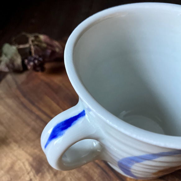 手作り窯焼きマグカップ1 / Handmade Kiln-fired Mug Cup1新作2023♪ 3枚目の画像