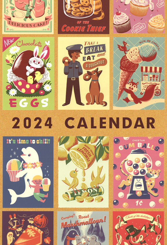 2024 OCTOPUS CARGO CALENDAR　2024年度カレンダー 1枚目の画像