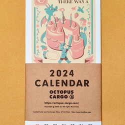 2024 OCTOPUS CARGO CALENDAR　2024年度カレンダー 2枚目の画像