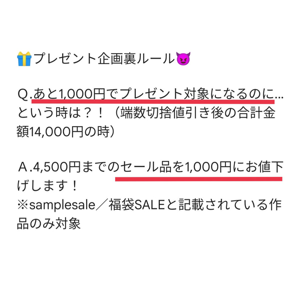 3周年記念SALE✨【フォロワー様限定　おまとめ買い福袋SALE】11月8日（水）まで 5枚目の画像