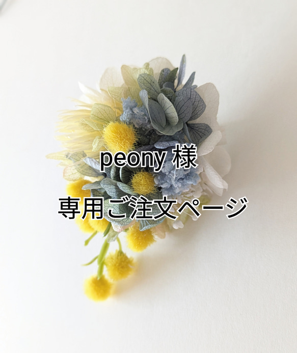 peony様専用ご注文ページ 1枚目の画像