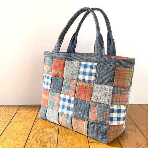 ご注文品 パッチワークキルトバッグ - lilla＊GALLERY | minne