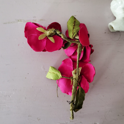 フランスアンティーク ばらの布花 その他素材 Mon Atelier